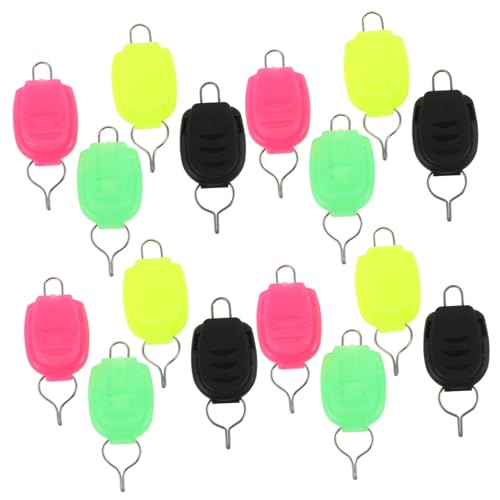 TOYANDONA 20Pcs Fishing Line Stoppers for Baitcasting Reel Line Holder Clips Durable Plastic Fishing Holder Buckle Accessories for Anglers