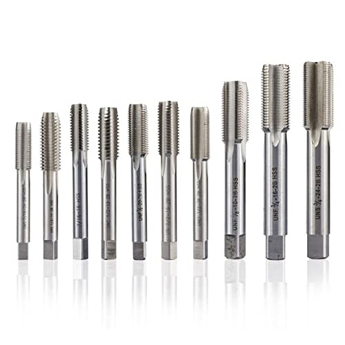 Machine Plug Tap Straight Flute Screw Tap Right Hand Thread Tap Drill Hand Tools 1Pcs (Color : 7I16-16 Unc) #TOP2