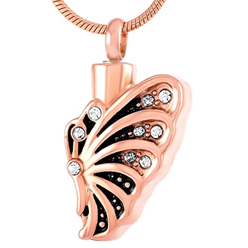 Pendentif cendres humaines papillon à porter au quotidien comme un hommage discret et élégant