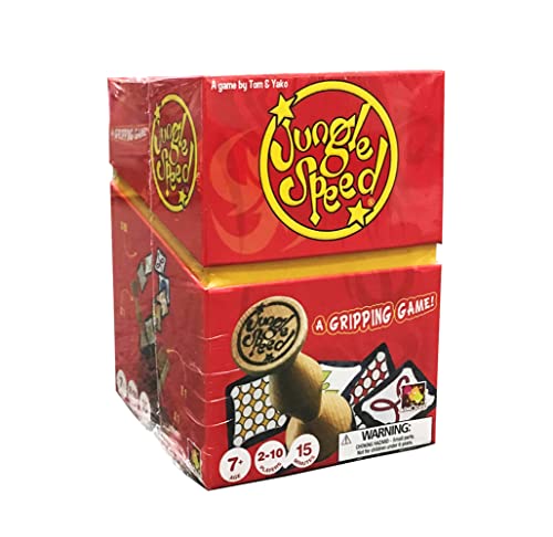 Jungle Speed Party Game - Fast-Paced Dexterity Game for Kids & Adults, Ages 8+, 2-10 Players, 15 Minute Playtime, Made by Zygomatic