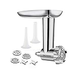 Metal Food Meat Grinder Attachment for KitchenAid Stand Mixers - Including Sausage Stuffer Accessory