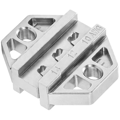 Image of haisstronica Crimping Die for Solar Connectors, AWG 14-10 | Replacement Die, Chromium-Plated Surface, Contact-Pin Cavities, Compatible Handle Upgrade, PV Projects