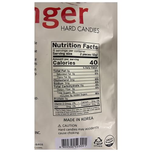 Pure Ginger Hard Candies 3 bags