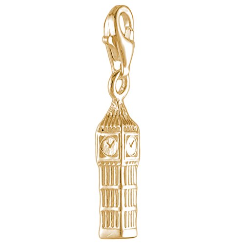 MELINA Damen-colgante colgantes Big Ben Londres dorado oro 925 de plata - 1801623