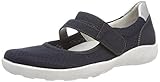 Pflegeleicht Remonte Damen R3505 Ballerinas, Blau (Pazifik/Silver 14), 37 EU