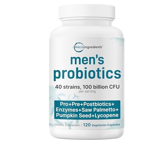 Micro Ingredients Men Probiotics Digestive Immune Health