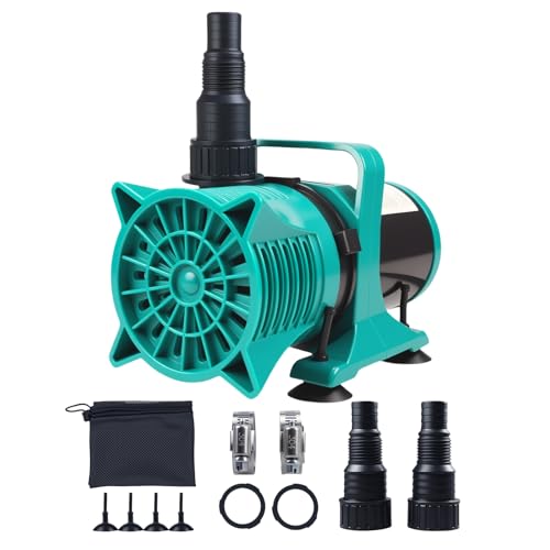 Shcazhcx 100W 1800GPH Submersible Pond Pump, Ultra Quiet & Energy