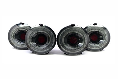 Morimoto XB LED Taillights (Smoked Lens), Plug and Play Housing Upgrade, fits 2005-2013 Chevy Corvette C6, DOT Approved Assembly, LED Sequential Turn Signals, Brake, Reverse Lights (1x LF461.2)