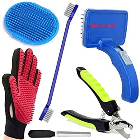 See full amazon price history chart for SSM PET MART Dog Grooming Kit - 5 in 1 Dog Combo Dog Nail Clippers with Filer + Dog Toothbrush Kit + Dog Plastic Slicker Brush with Press Key for Puppies and Dogs SSM PET MART Dog Grooming Kit - 5 in 1 Dog Combo Dog Nail Clippers with Filer + Dog Toothbrush Kit + Dog Plastic Slicker Brush with Press Key for Puppies and Dogs (B0BX6RDPM9) Amazon Price History, Amazon Price Tracker
