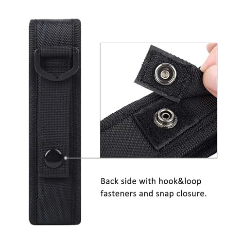 FUNANASUN Taschenlampe Holster, 16,5cm, Nylon Taschenlampe Tasche Gürtel, Taschenlampe Halter Abdeckung, Taktische Taschenlampe Tasche, Taschenlampen Schutz für die Jagd im Freien, Camping, Angeln