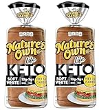 Nature's Own Life Keto Soft White Bread, 1 Net Carb - 2 Pack