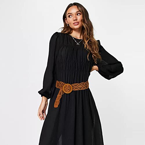 Suyi Boho Belt for Women Braided Woven Belts Bohemian Waist Belts for Dress2