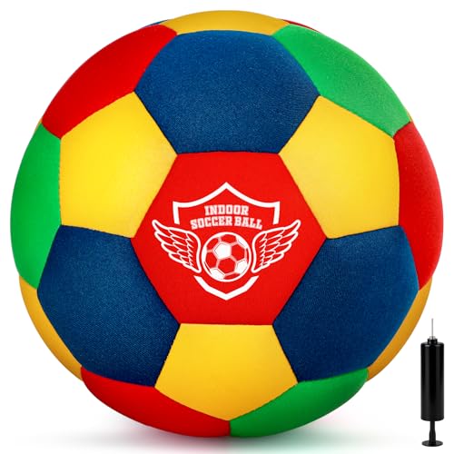 HopeRock Size 4 Indoor Foam Soccer Ball for Kids 3-12