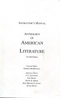 Anthology of American Literature Instructor's Manual, 7E B00169YBLS Book Cover
