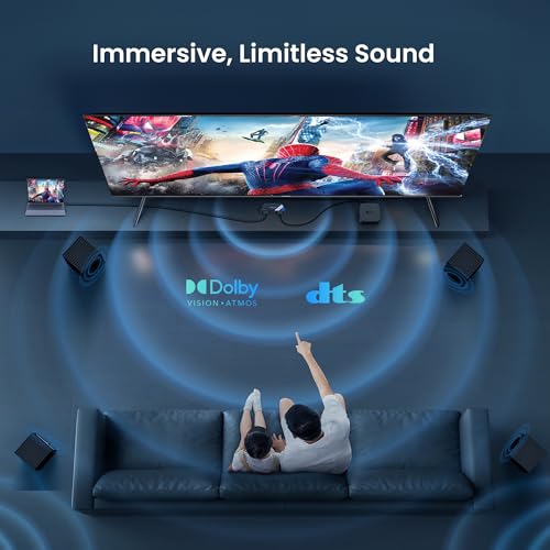 Image of HDMI 2.1 Switch 3 in 1 Out, 4K@120Hz 8K@60Hz 48Gbps w / 2.6ft 8K HDMI Cable | HDMI Splitter Switch Supports HDR10+, ALLM, VRR, Dolby, 3D and HDCP2.3, Compatible with PS5, PS4, Xbox, TV and Projector