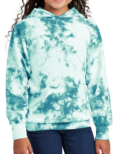 Boys Girls Youth Size Crystal Tie-Dye Pullover Hoodie Kids Sweatshirt2