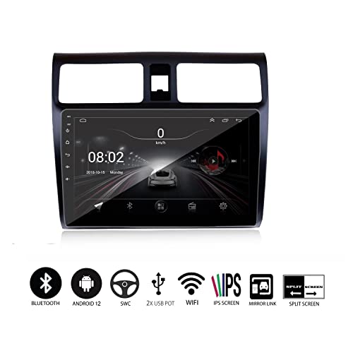 Image of AUTO SNAP 9 Inch 22cm Touch Screen Android Gorilla Glass IPS Display Car Stereo with 2GB RAM /16 GB ROM GPS /Wi-Fi /Navigation /Steering Wheel Controls Mirror Link Compatible for Maruti Suzuki Swift 2010