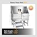 Cxforste Professional Stainless Steel Dog Washing Station for Home, 50