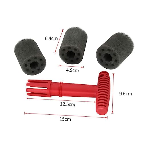 Huakun 1 Set Wheel Fitting Lug Nut Cleaning Brush Detachable Car Detailing Tool Soft Sponge Cleaner Used To Clean Dead Corners Around Various Nuts #TOP1
