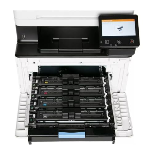 Image of Canon Imageclass MF743CDW Color All in One Laser Printer, Renewed (White) | Print and Copy and Scan and Fax, 28 Ppm, WI-FI and Nfc, Duplex, 600 X 600 Dpi, 300-Sheet Capacity, 1 GB Memory