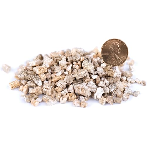Organic Coarse Vermiculite for Indoor Gardening Plants and Mushrooms Enhances Soil Aeration Seed Germination Rooting Cuttings Small Packages and Bulk (Vermiculite Grade 4 Coarse 30 quarts)