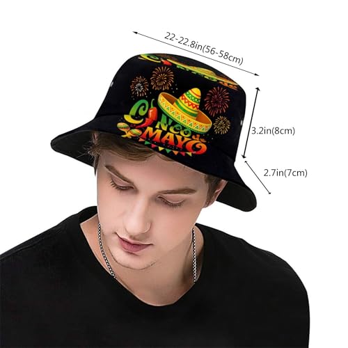Image of Bucket Hat for Women Men, Fashion Print Outdoor Beach Hat Packable Sun Cap for Travel Hiking