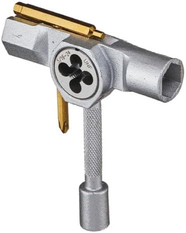 Slappy St1 Skate Tool W/Rethreader Silver