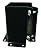 Pylex 13060 Bolt Spike Head 44 Post Anchor Bracket, Black