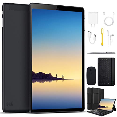 High Performance 2 in 1 Tablets, 10 inch Tablet PC, with Keyboard Mouse