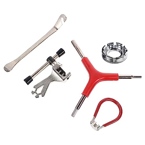 NAMOARLY 1 Set Bike Repair Tool Kit Y-Type Wrench Key Tire Lever Chain Tool Chain Breaker