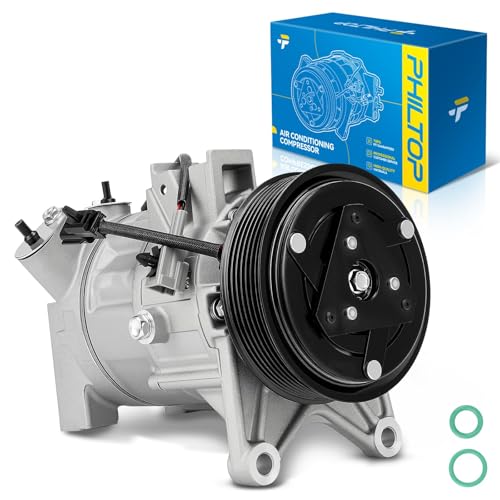 Image of PHILTOP 198667 NEW Air Conditioner AC Compressor with Clutch Compatible with Nissan Murano 2015-2023, Murano 2016 3.5L,Maxima 2016-2023