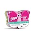Fit & Fresh Cool Coolers,  Slim Ice Packs for Lunch Boxes, Bags and Coolers, Butterfly Shapes for Kids, Set of 4, Multicolored