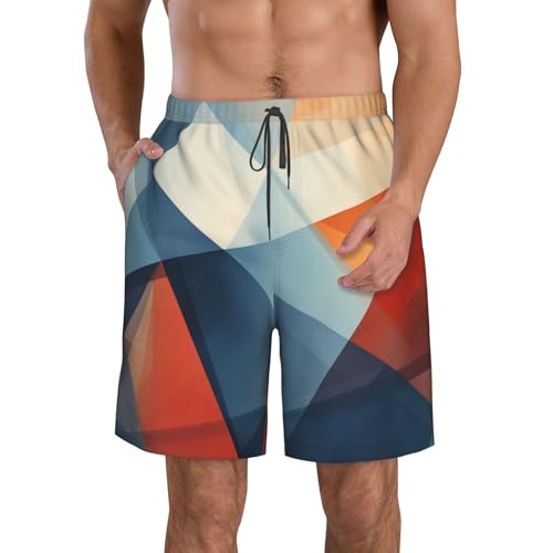 Color Vision Men's Beach Pants-Quick-Dry & Comfortable Mens Beach Shorts for Men, Perfect for Surfing and Everyday Wear