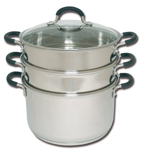 Joyce Chen J26-0054 Dampfer, edelstahl, silber Cover