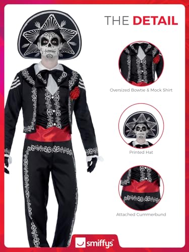 Smiffys 43738S Day Of The Dead Se±Or Bones Costume thumb #4