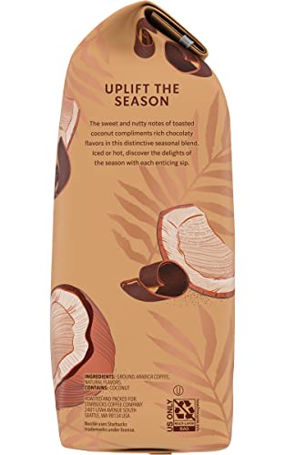 Starbucks Flavored Ground Coffee (Toasted Coconut Mocha, 17 oz (Pack of 4)), Pack of 1 - Thumbnail 5