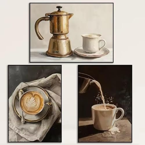 Café expresso affiches vintage déco bar et salon grand format