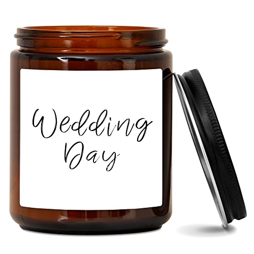 Scented Candle, Wedding Day Candles Gifts For Women, Sister, Besties, Bff, Soy Candles For Home Scented, Home Decorations, Aromatherapy Candles, Amber Jar Candles(B004) #TOP6