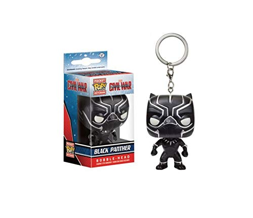 Magic Wand Funkko Pocket Pop Keyring - Superheroes and MarveI Characters - Many Characters (Blackpanther)