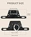 bylikeho License Plate Light,License Plate Holder,Car Accessories 12V LED License Plate Light,License Tag Light License Plate Bracket with Light,Tail Light Assemblies for Trailer,Truck,RV,Boat,UTV,ATV