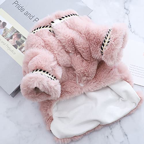 Pull chaud pour chien et chat en velours isolant vêtement hiver S - 7