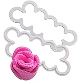 Makes Rose de tamaños: 2 cm (Bud), 3,5 cm, 5 cm y 7 cm aprox.