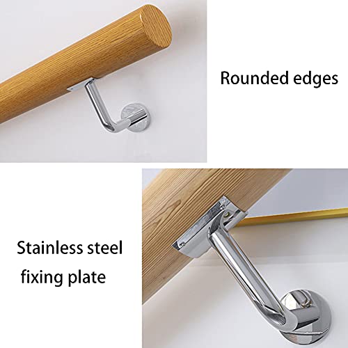 Rampe d'escalier en bois kit complet antidérapant de sécurité - 4