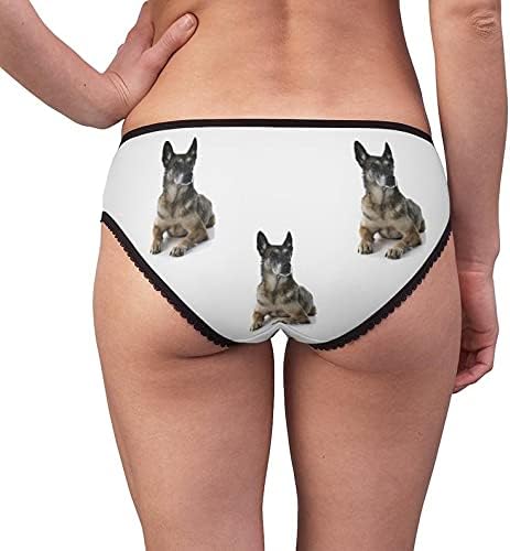 Belgian Shepherd Dog Panties, Belgian Shepherd Dog Underwear, Briefs, Cotton Briefs, Funny Underwear, Panties For Women