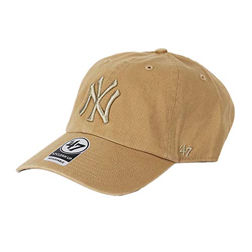 '47 Brand 47 Lbv L[X Y fB[X N[ibv NY S CLEAN UP CAP MENS LADIES Xq [Lbv MLB NEW YORK YANKEES J[L×J[L Free Size