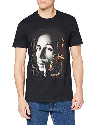 Bravado t-Shirt Metal Bob Marley - Rasta Smoke EU - BMATS08MB L Black
