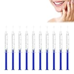 Rudfovn 10PCS Teeth Whitening Gel, 3ML Teeth Whitener Gels Refills, Teeth Bleaching Gel Syringes