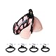 ZWFUN Keuschheitsgürtel Set Sex Spielzeug für die Männer Cobra Keuschheit Käfig Sexspielzeug Chastity Cage herren Penis Ring Männliche Gerät Kit SM Fetisch Extrem Cock Ring Käfige Gürtel (XS-4 Ring)