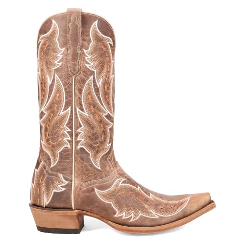 Dan Post Racer Embroidered Snip Toe Western Boot