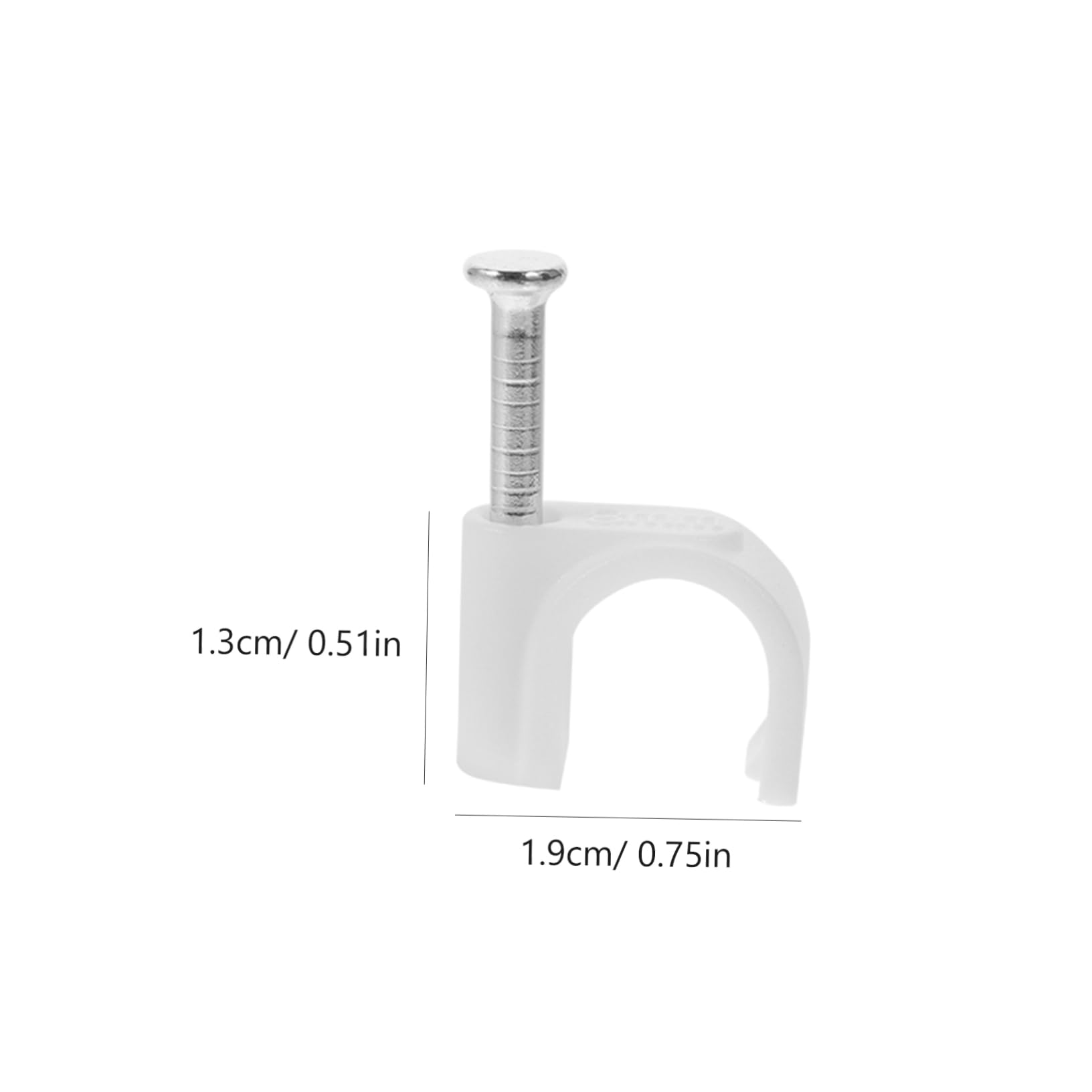 HOMSFOU 1500stücke Kabeltacker Für Ethernet-kabel Nagelbare Kabelclips Pe Für Kabelmanagement Für Zuhause Und Industrie Einfache Installation Und Hohe Haltbarkeit